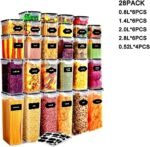 24 Pack Set Airtight Kitchen Organizers - Image 3