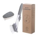 Automatic Liquid Long Handle Kitchen Dish Brush