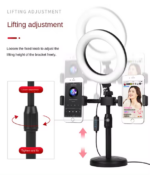 SaleVlogging Video Light Kit Dual Phone Holders - Image 5